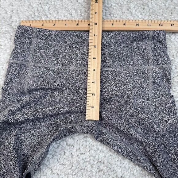 Lululemon Pace Rival Crop Legging Sea Spray Alpine White/Black Chrome - Picture 9 of 11